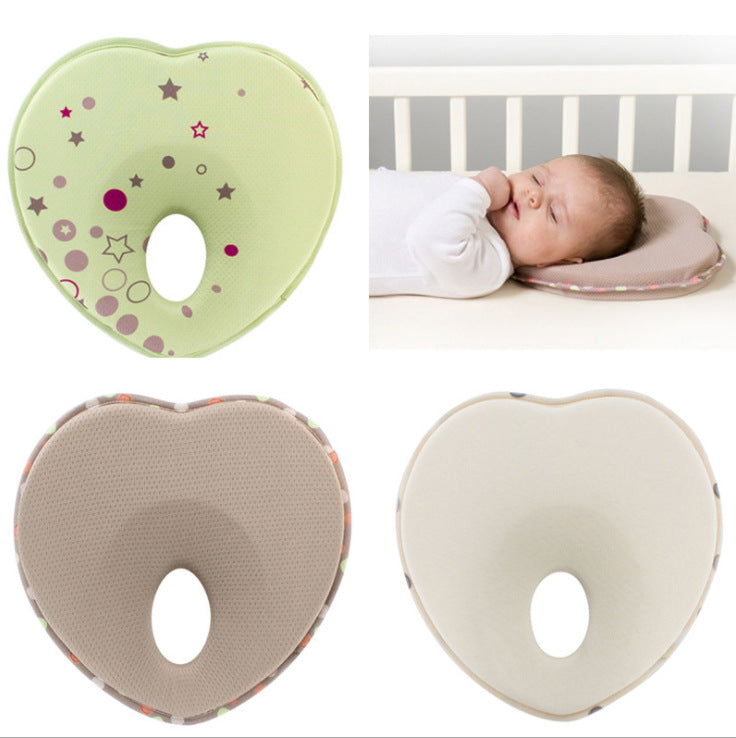 Newborn Anti-Roll Pillow – Infant Neck Support to Prevent Flat Head