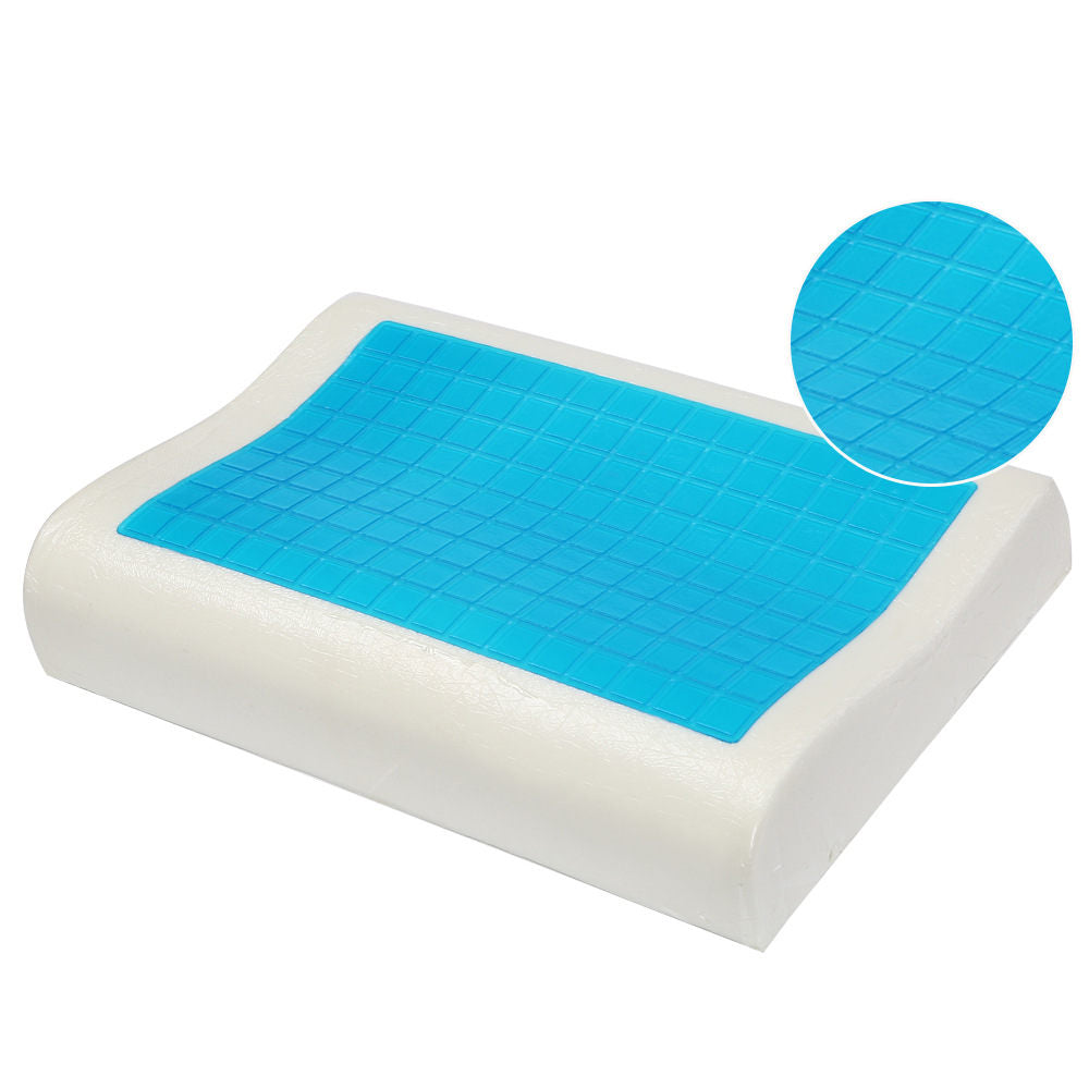 Gel Memory Foam Pillow – Summer Refreshing & Slow Rebound Cooling Comfort