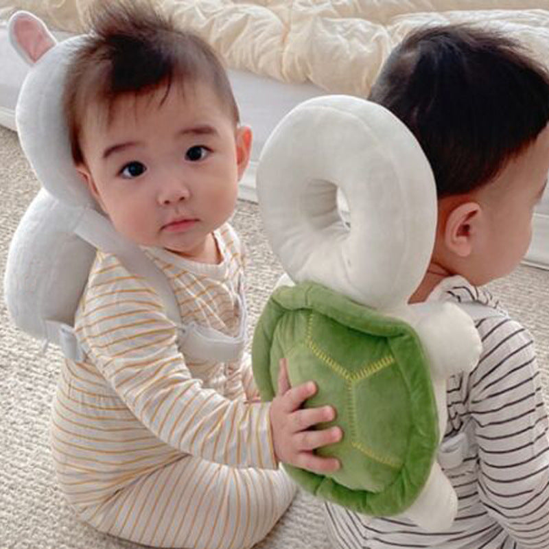 Children's Drop-Resistant Pillow: Breathable Baby Headrest & Protection Pad for Toddlers