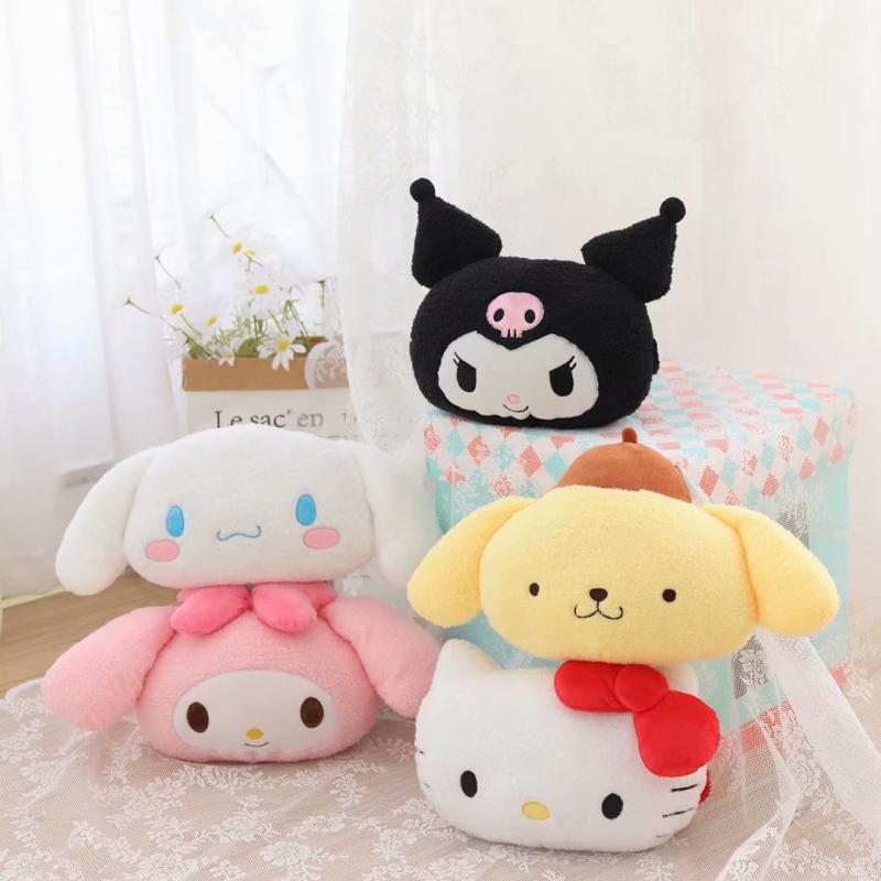 Cute Heart-Shaped Doll Car Neck Pillow – Cartoon Girl Seat Support