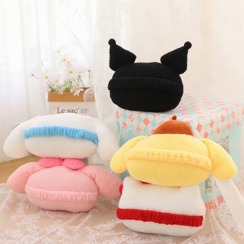 Cute Heart-Shaped Doll Car Neck Pillow – Cartoon Girl Seat Support