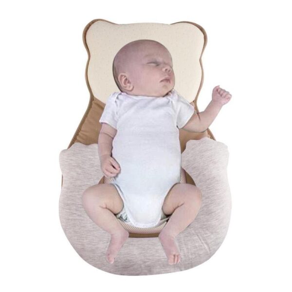Baby Sleeping Safety Pillow – Anti-Startle, Breathable Side Sleeping Support for Newborns