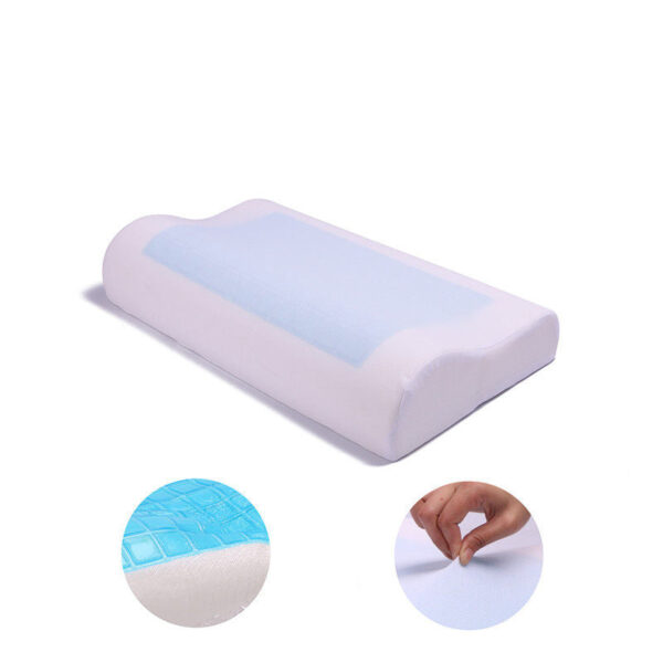 Gel Memory Foam Pillow – Summer Refreshing & Slow Rebound Cooling Comfort